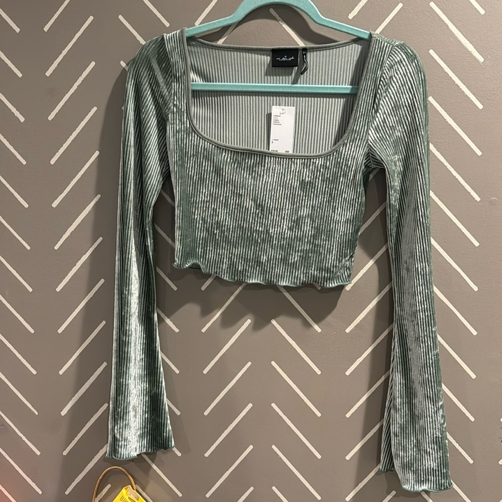 Urban outfitters velvet top